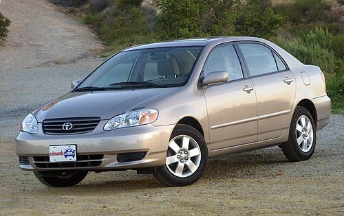 Toyota corolla 2005 tekniset tiedot